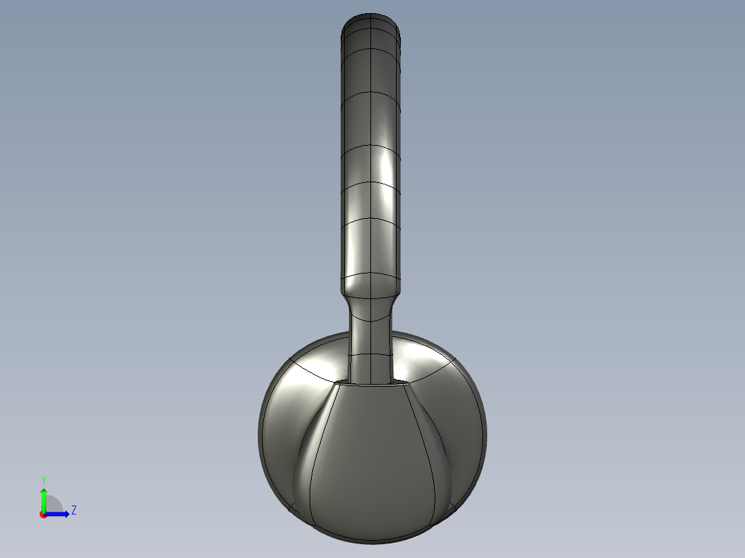 耳机模型左视图