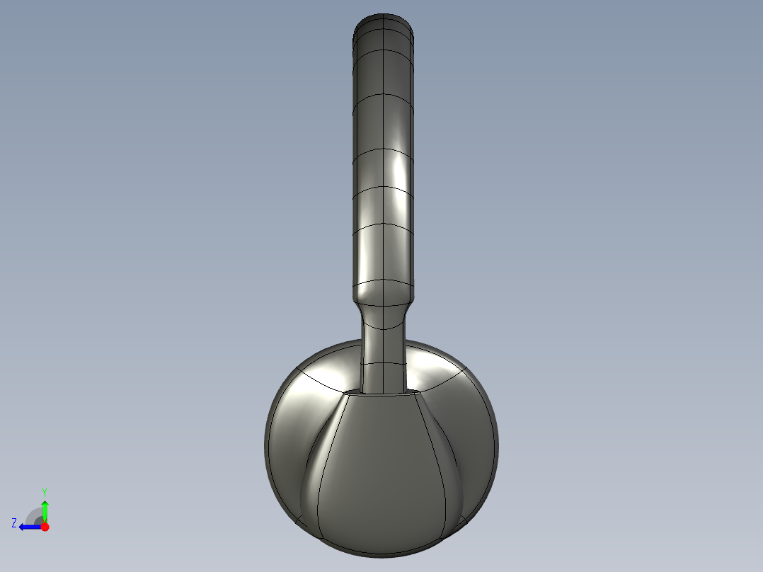 耳机模型右视图
