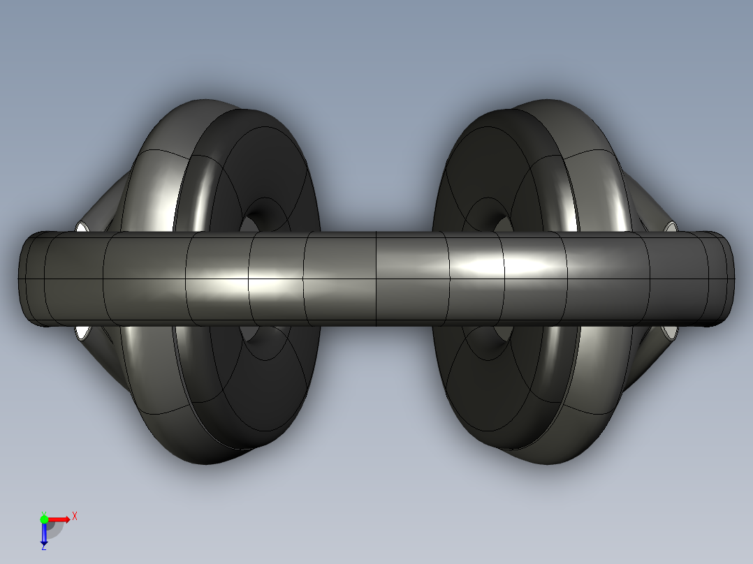 耳机模型俯视图