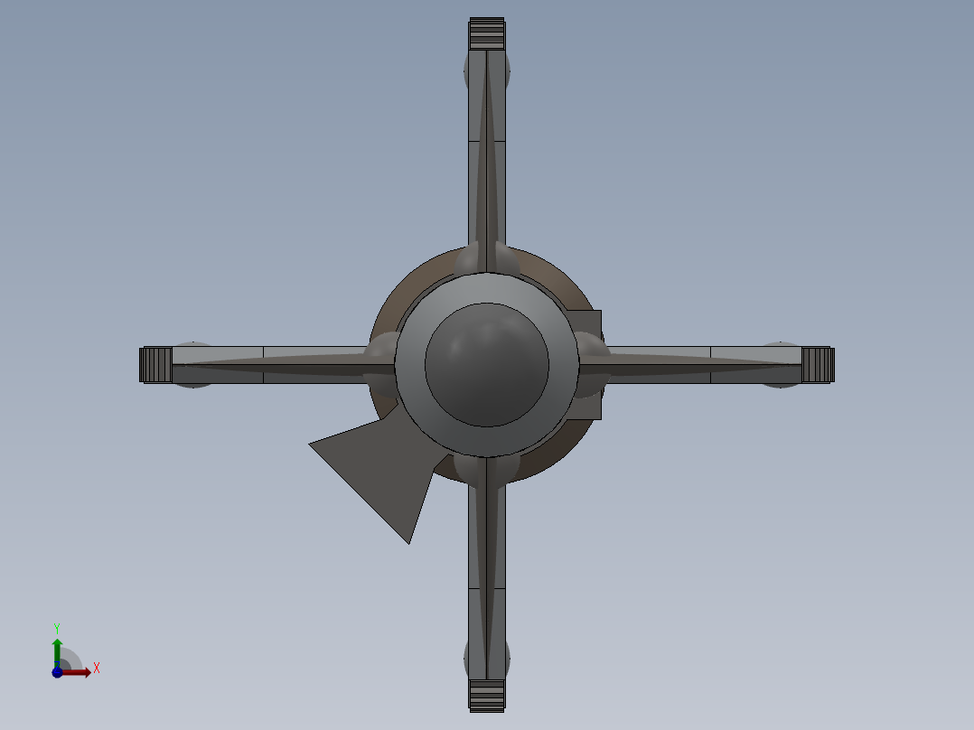 AIM-9响尾蛇导弹前视图