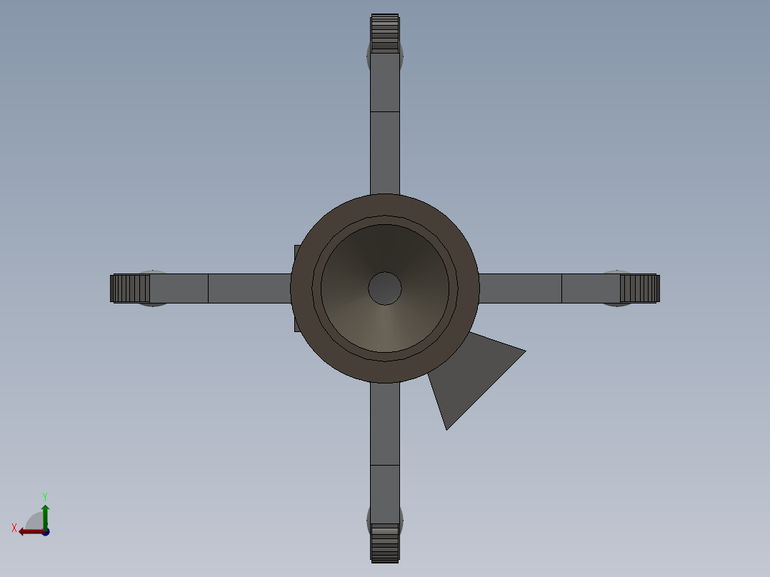 AIM-9响尾蛇导弹后视图