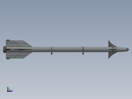 AIM-9响尾蛇导弹左视缩略图