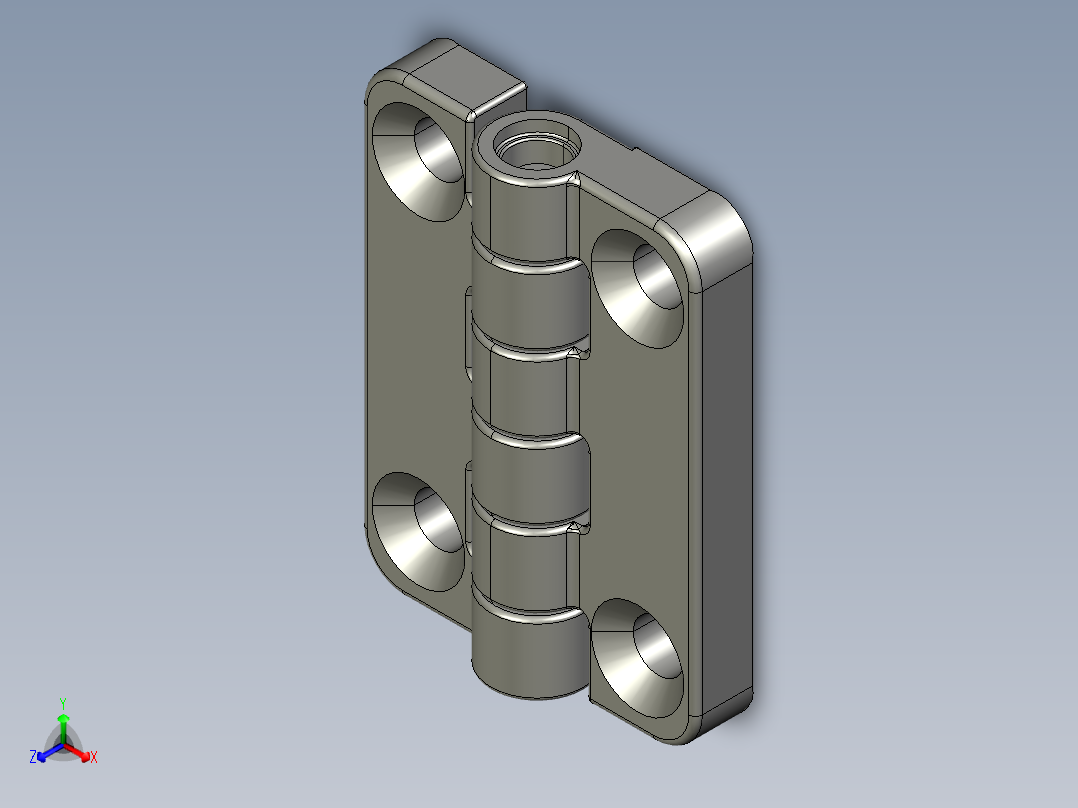 cl209_ck铰链正等轴测图