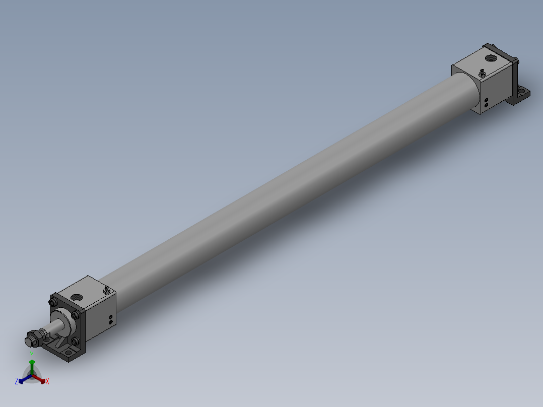 高速气缸 RHC系列(φ50～φ100)16款正等轴测图