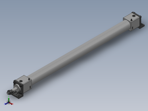 高速气缸 RHC系列(φ50～φ100)16款正等轴测缩略图