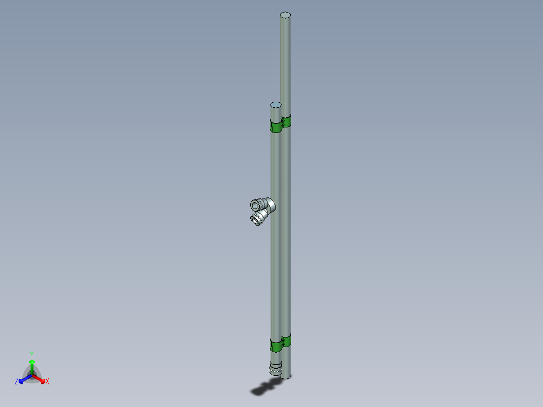 精益管 (76)正等轴测图