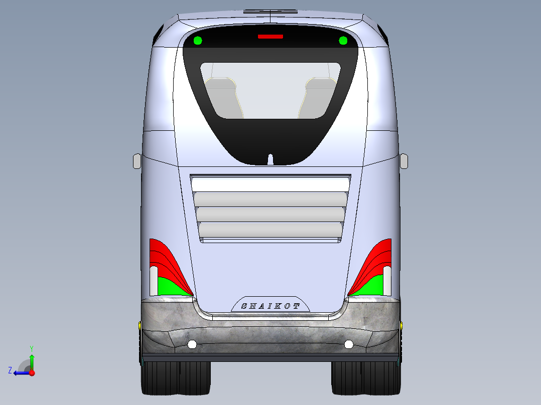 客车、公交车(22)右视图