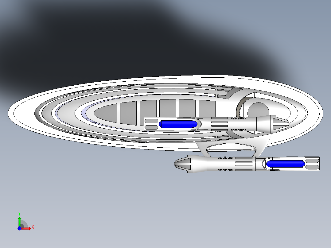 宇宙飞船(7)前视图