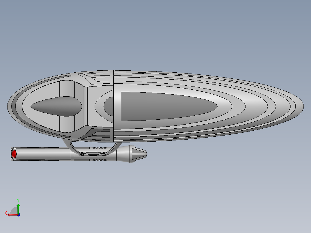 宇宙飞船(7)后视图