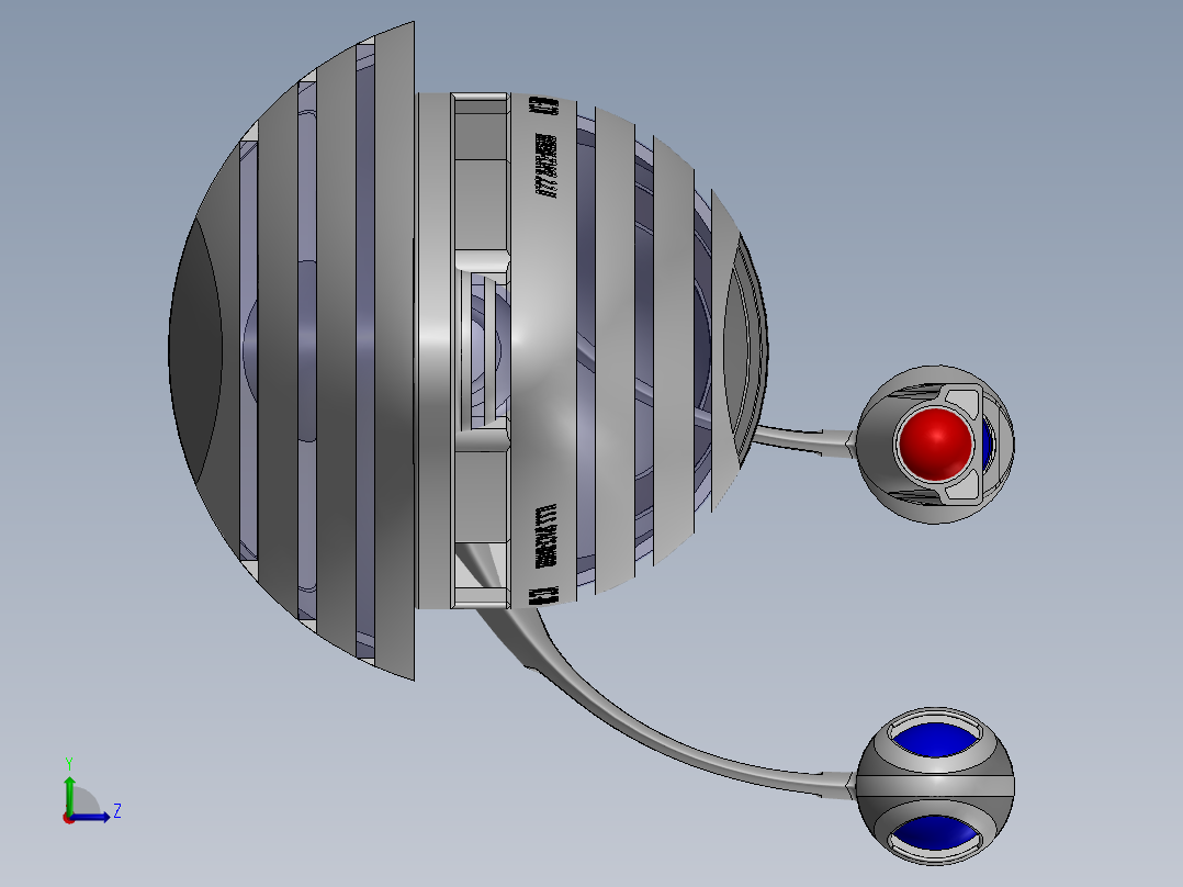 宇宙飞船(7)左视图