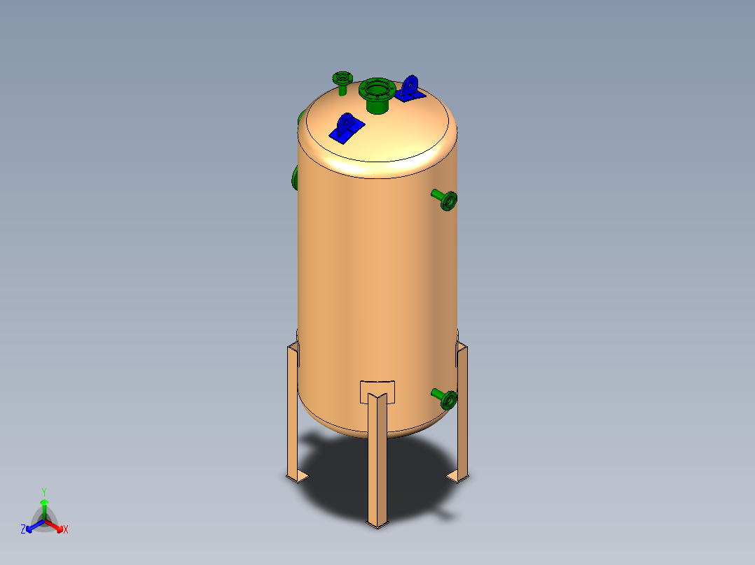 B3004060-立式储罐主视图