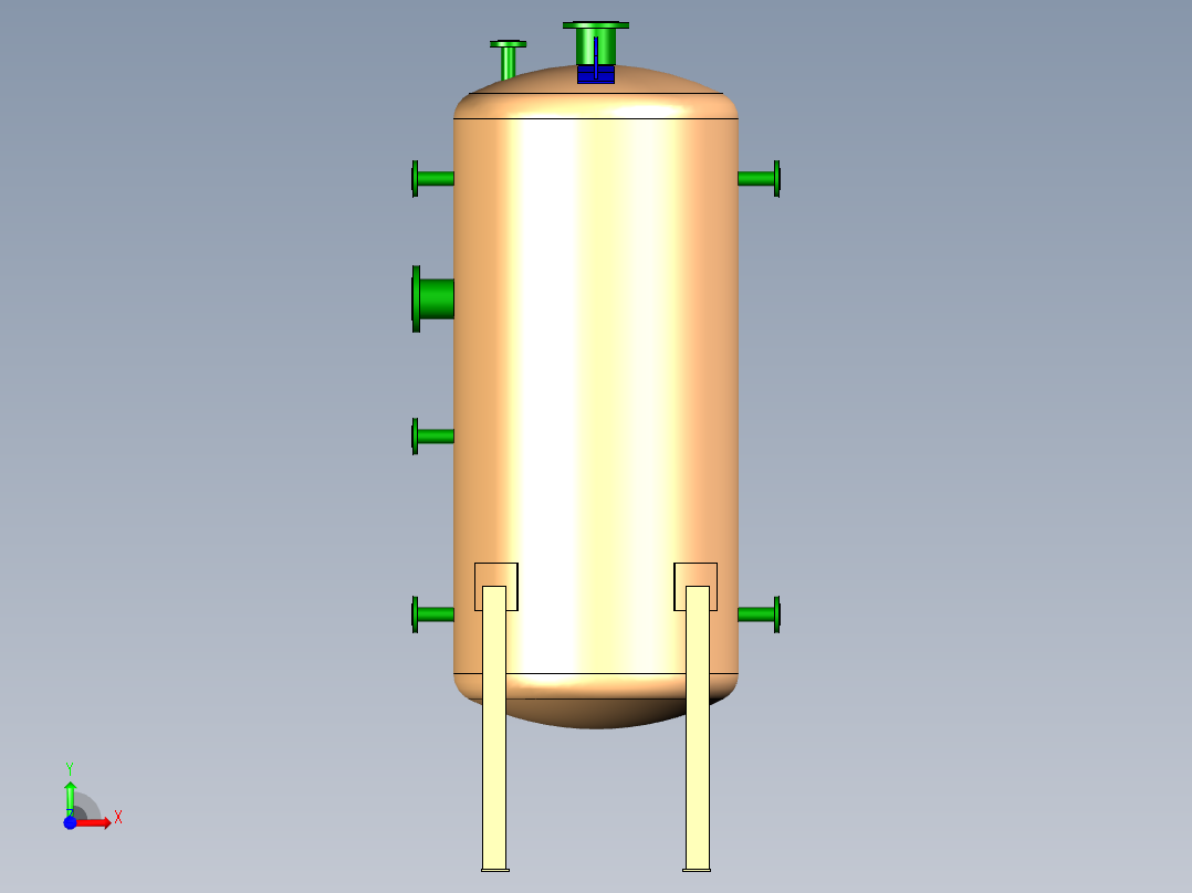 B3004060-立式储罐前视图