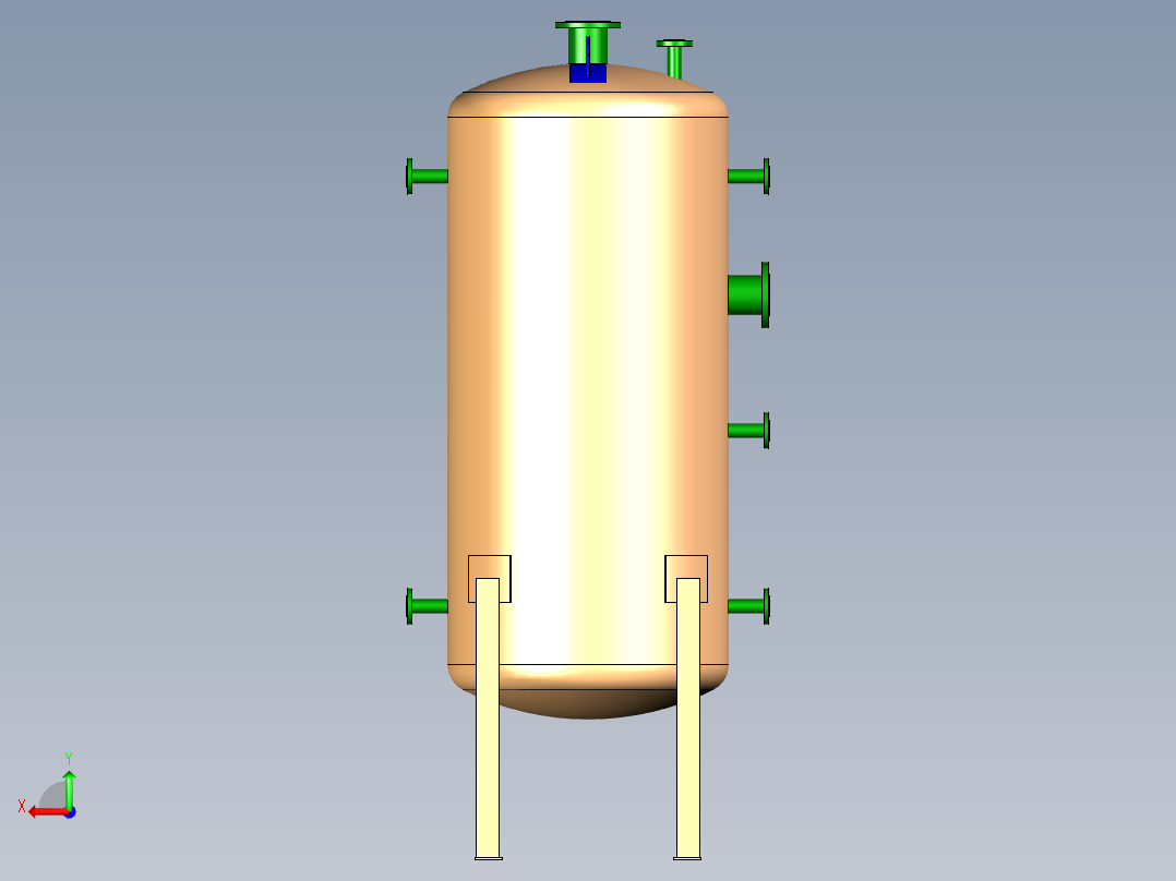 B3004060-立式储罐后视图