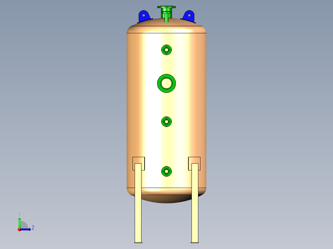 B3004060-立式储罐左视图