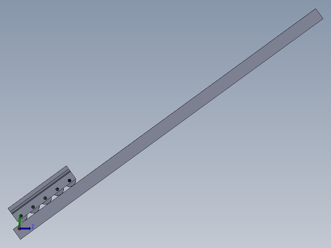 A3003608-滚轮组件左视图