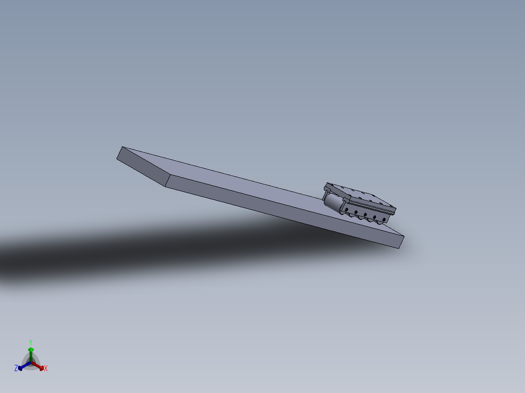 A3003608-滚轮组件正等轴测图