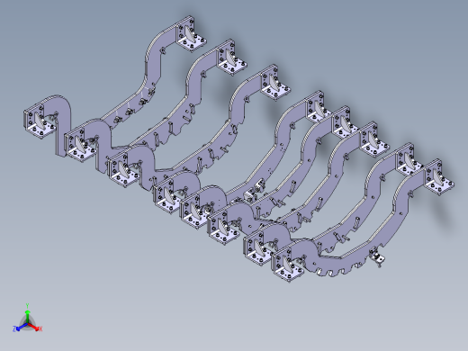 某型飞机上壁板及装配型架