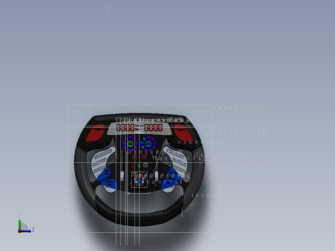 方向盘(46)左视图