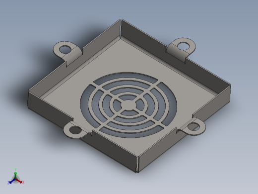 风扇罩金属设计11