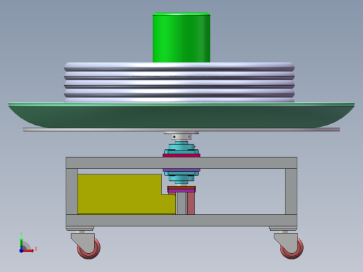 自动收卷转盘前视缩略图