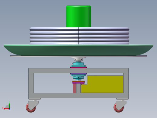 自动收卷转盘后视缩略图