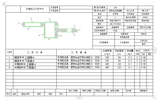 后罗拉过桥摇臂的铣φ95端面夹具设计及加工工艺装备含4张CAD图缩略图