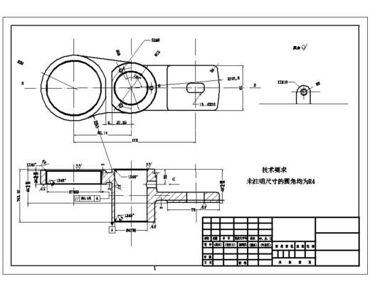 后罗拉过桥摇臂的铣φ95端面夹具设计及加工工艺装备含4张CAD图缩略图