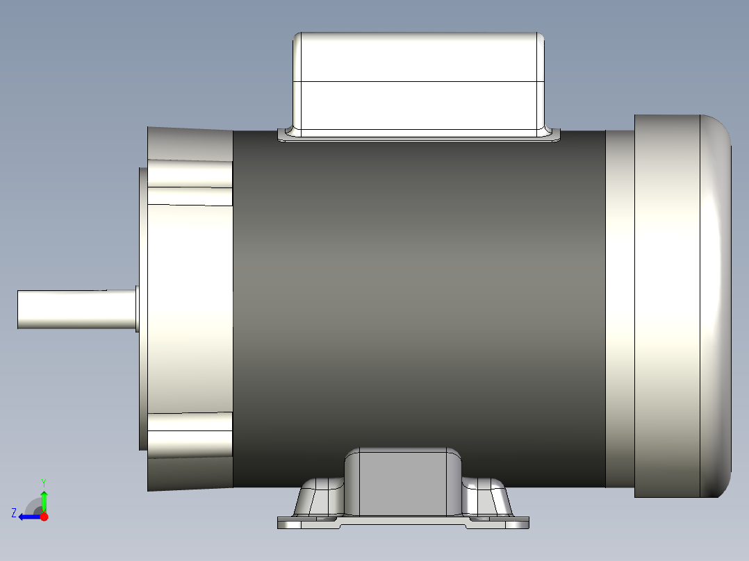 交流电动机右视图