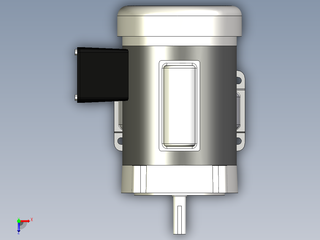 交流电动机俯视图