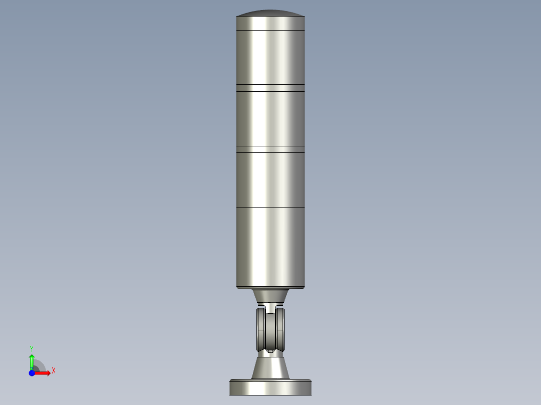 HNTD-D50-24V-折叠报警灯前视图