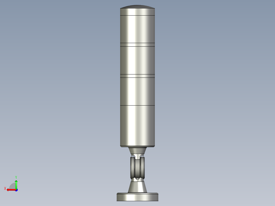 HNTD-D50-24V-折叠报警灯后视图