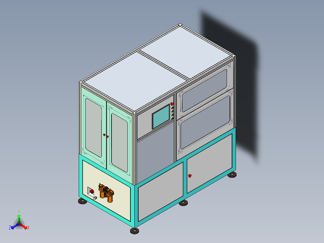 大型设备外框架设计