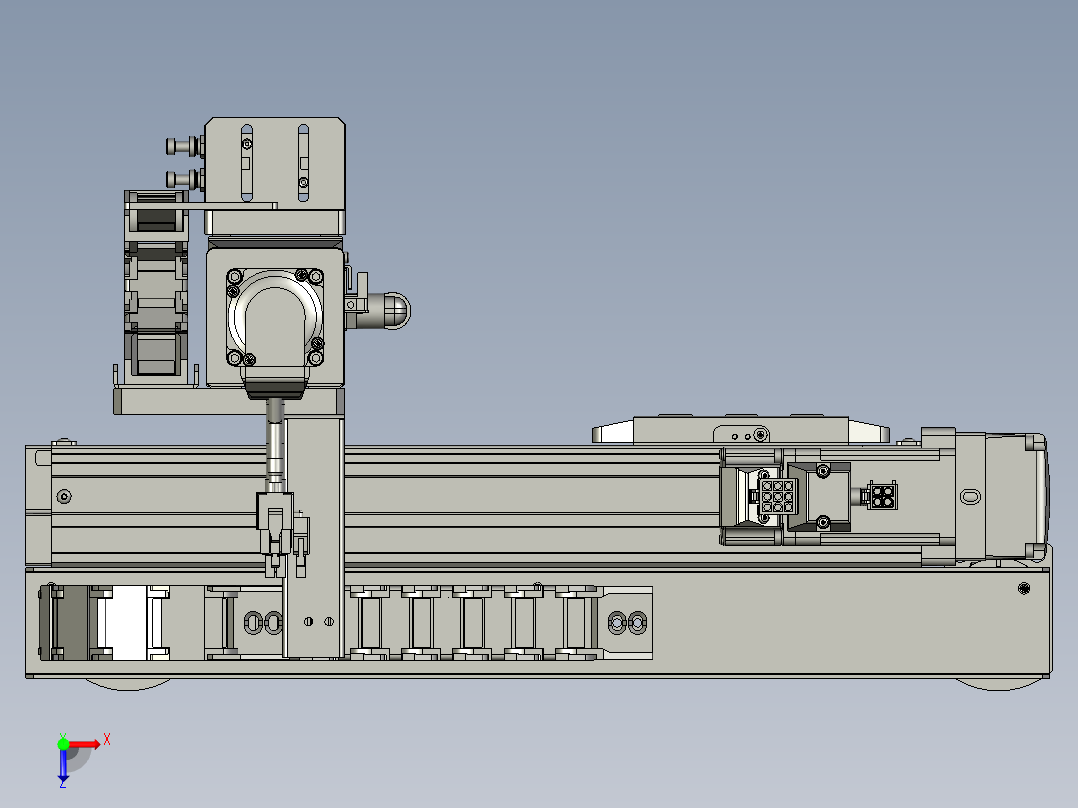 销钉植入俯视图