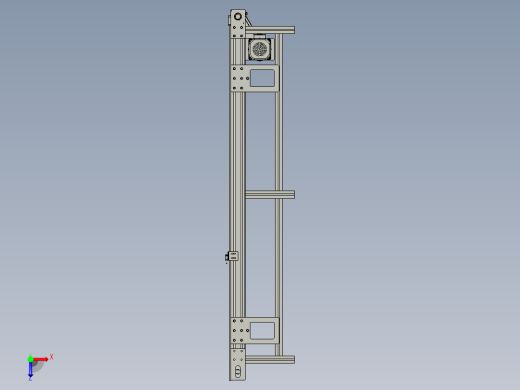 A+端板HC02-010-01不良排除线架组件俯视缩略图