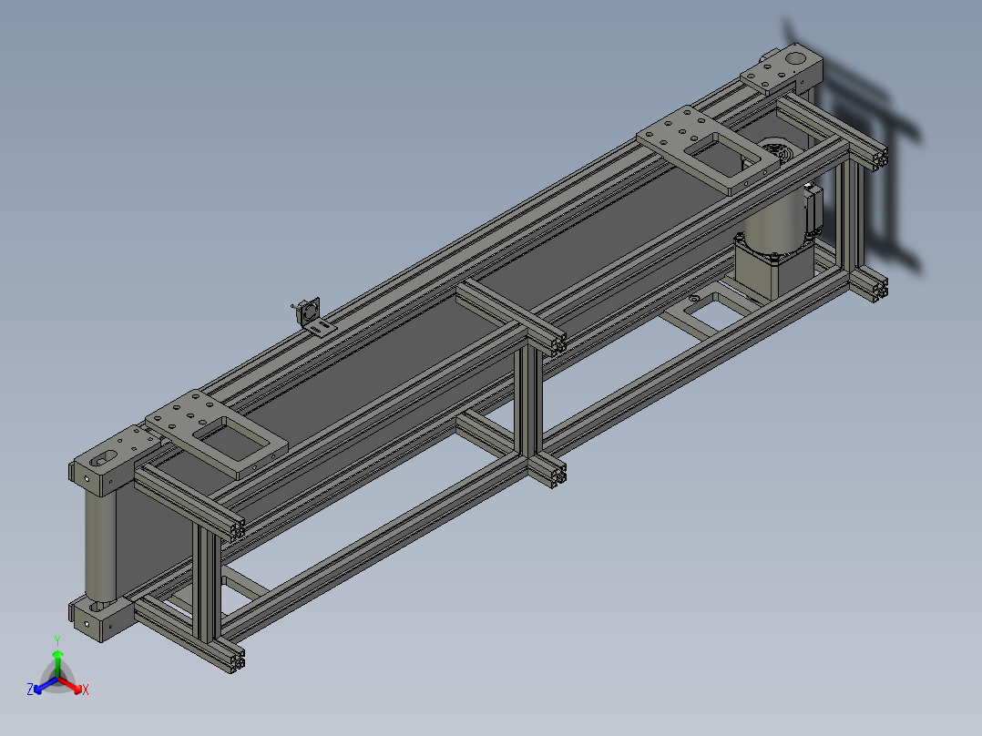 A+端板HC02-010-01不良排除线架组件正等轴测图