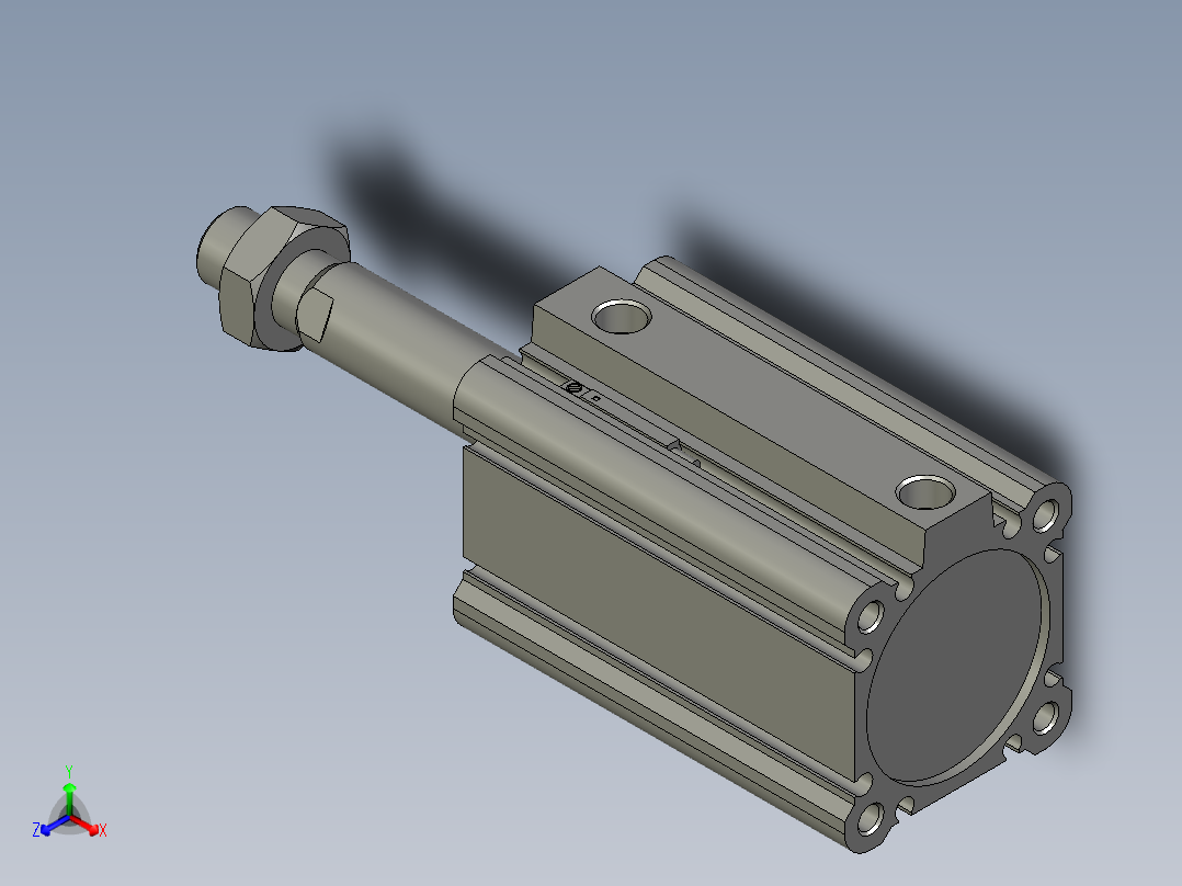 行李箱自动组装生产线设计-CDQ2A40-50DCMZ-A93主视图