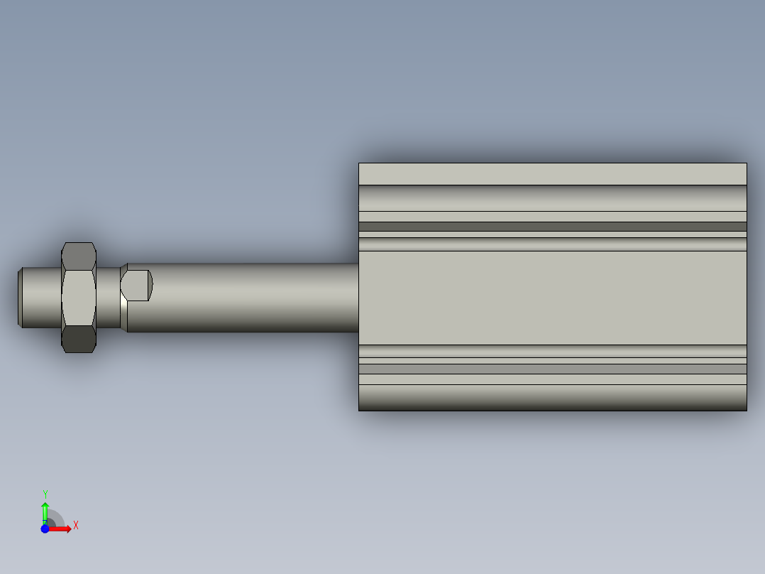 行李箱自动组装生产线设计-CDQ2A40-50DCMZ-A93前视图