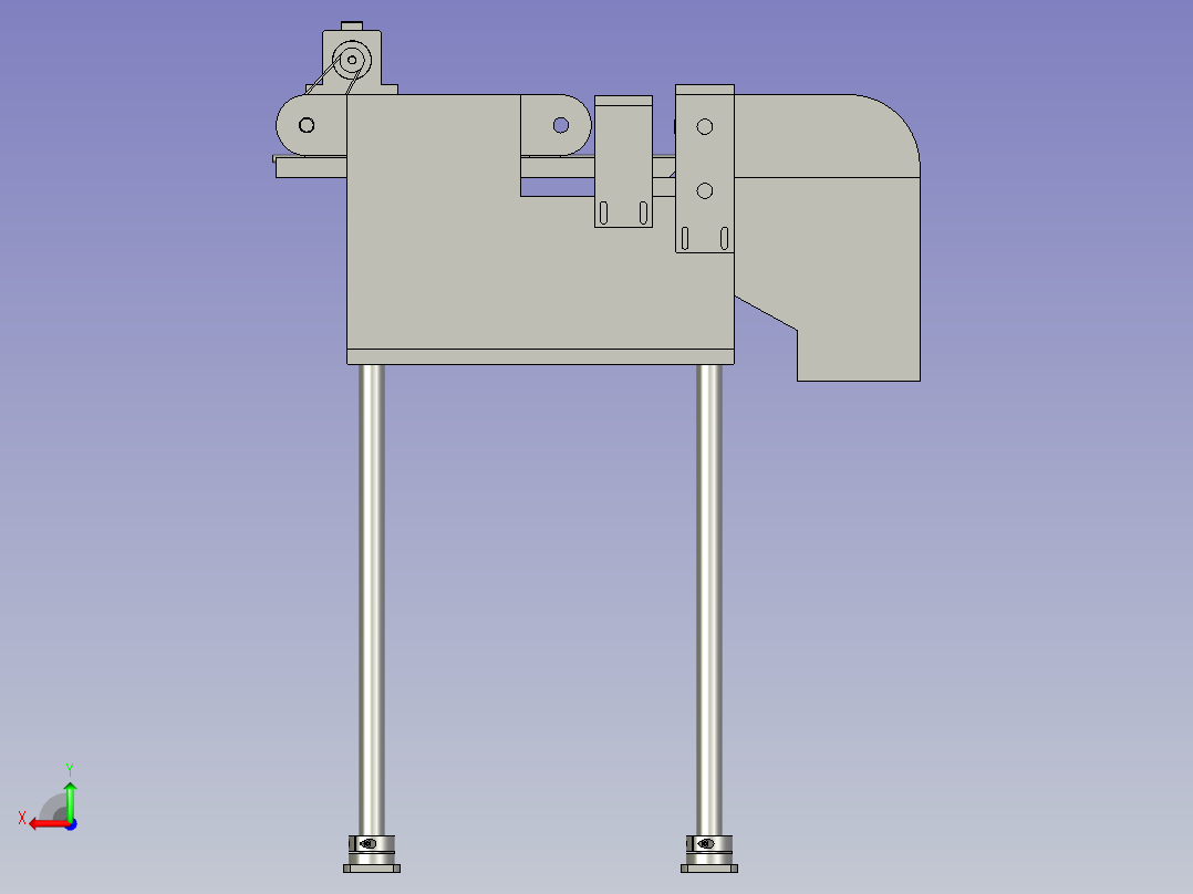 CY-A001破烟机构后视图