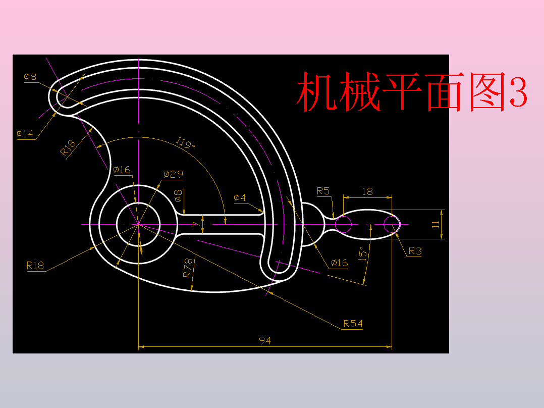 机械平面图3CAD图纸