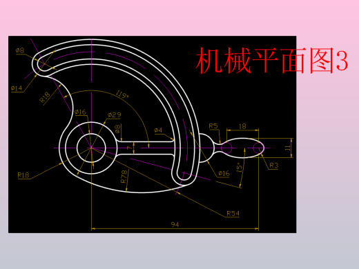 机械平面图3CAD图纸