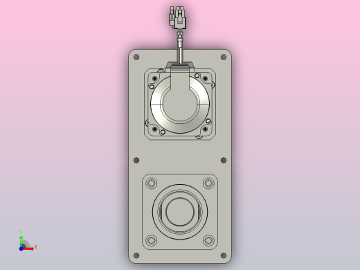 轻载电动缸TPA-ESR80-2510C-L150-MR-W-P75-JX-C3前视缩略图