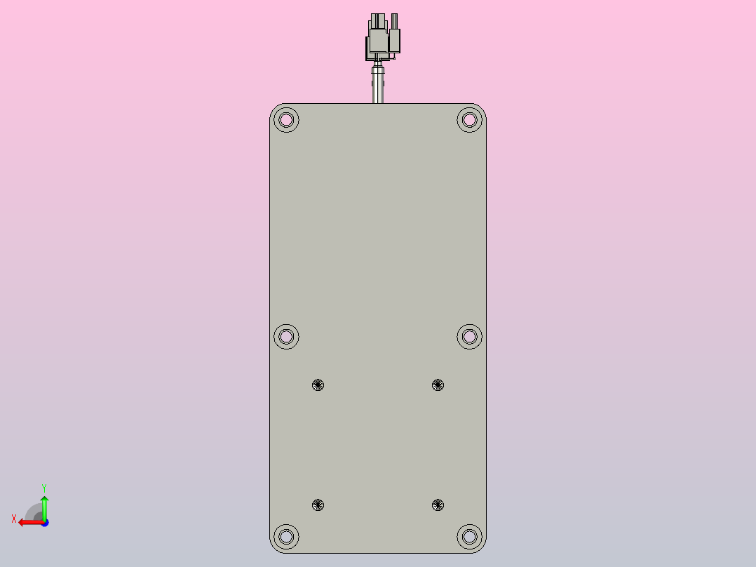 轻载电动缸TPA-ESR80-2510C-L150-MR-W-P75-JX-C3后视图
