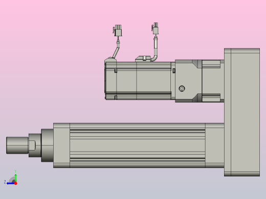轻载电动缸TPA-ESR80-2510C-L150-MR-W-P75-JX-C3右视缩略图