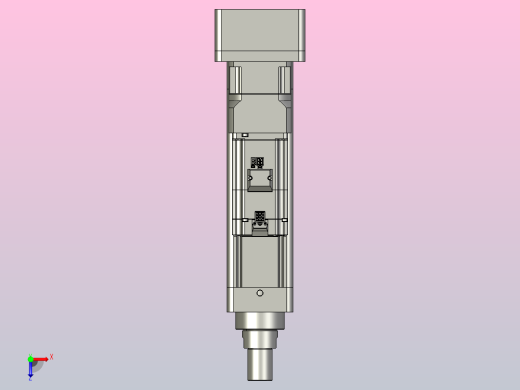 轻载电动缸TPA-ESR80-2510C-L150-MR-W-P75-JX-C3俯视缩略图