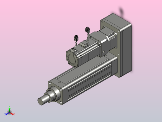 轻载电动缸TPA-ESR80-2510C-L150-MR-W-P75-JX-C3正等轴测缩略图