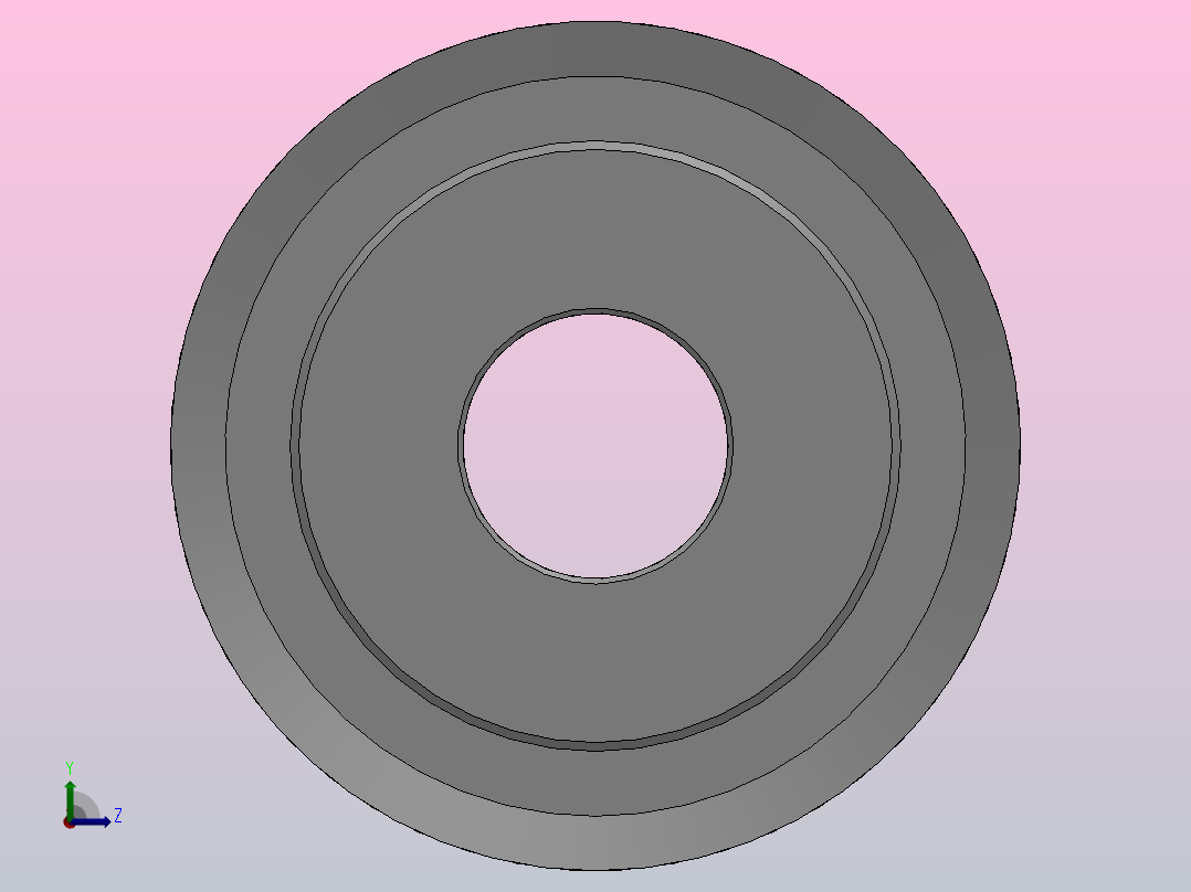 大凸缘型小凸缘型半圆弧形齿同步带轮S3M型_SS3MDC-30-6-dc10-A左视图