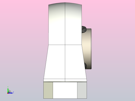 轴台轴承，P08左视缩略图