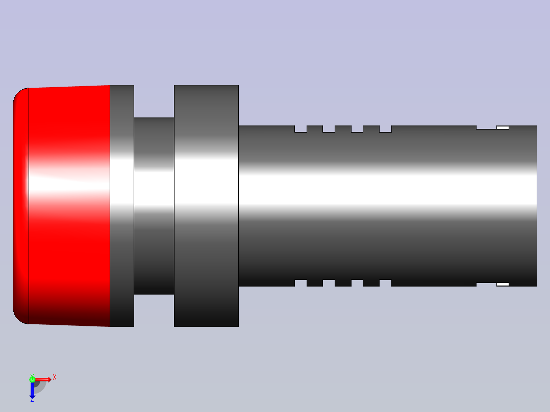 22指示灯红俯视图
