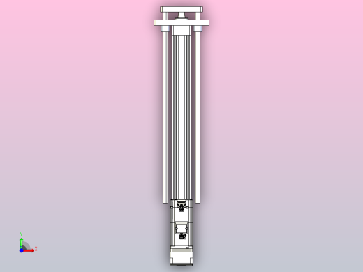 轻载电动缸TPA-ESR40-1210C-L450-MR-QDX-W-P40-C3前视缩略图