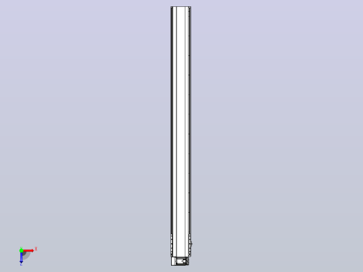 皮带直线轴半封闭可选导轨TPA-HNB-202D-140-L2200-LU-Y-P75-N3俯视缩略图